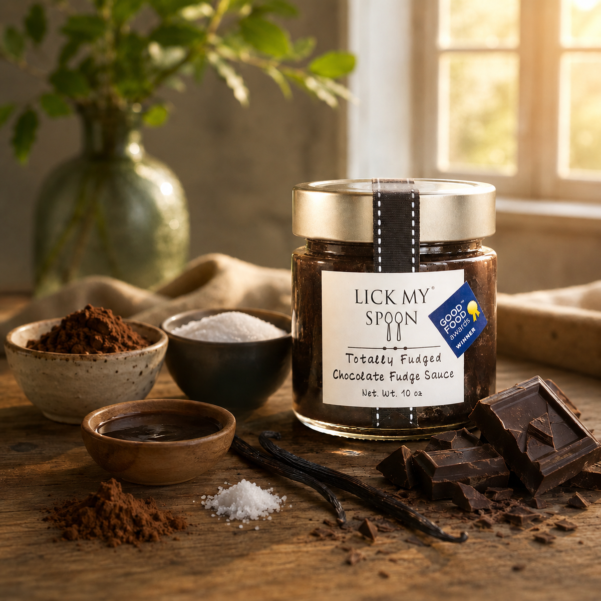テレビ FUDGE Totally Fudged Chocolate Fudge Sauce | Gourmet Dessert Topping