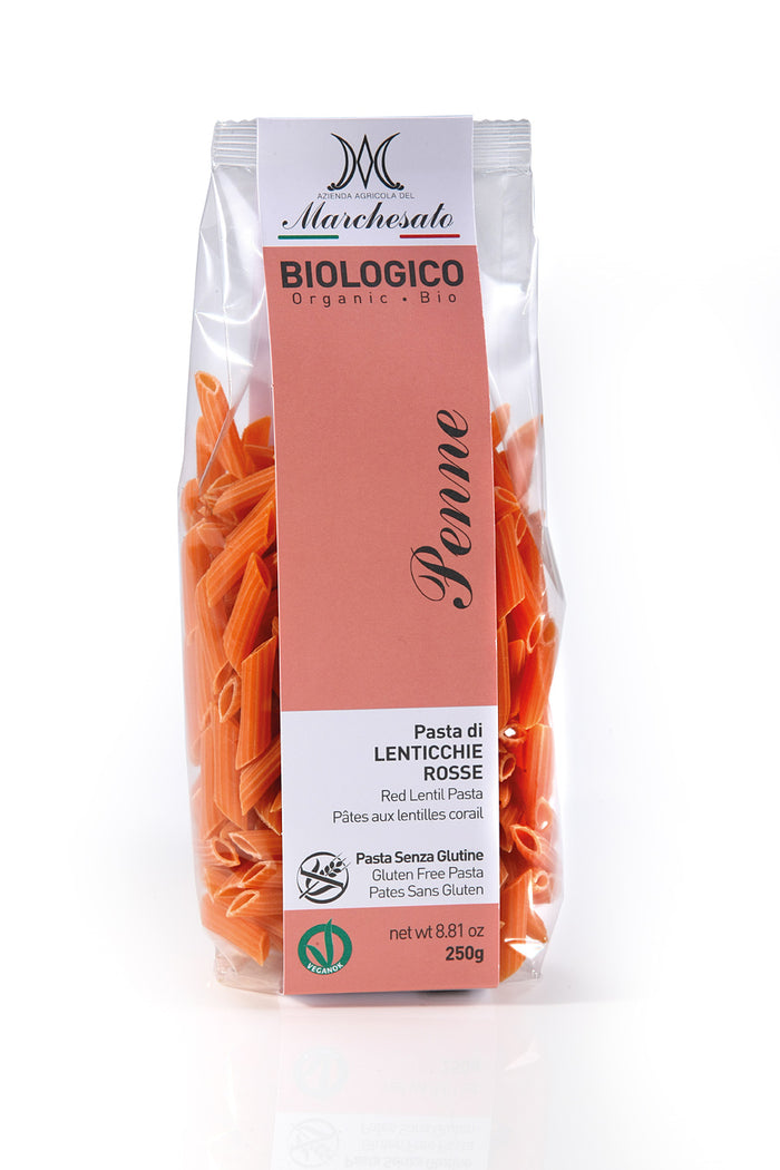 Copy of Organic Gluten Free Dry Pasta PENNE- Lentils- 8.5 oz - PACK OF TWO
