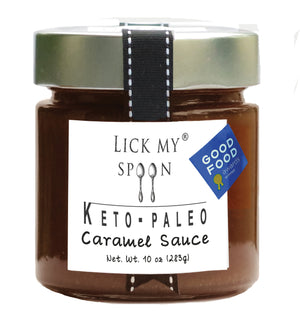 KETO-Paleo Caramel Sauce - Good Food Awards winner 2021 - Lick My Spoon