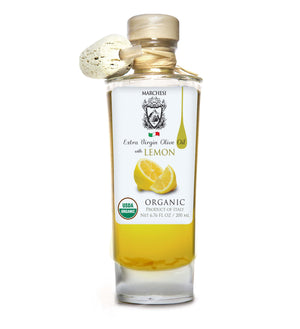 Organic Infused First Cold Pressed Extra Virgin Olive Oil - Lemon