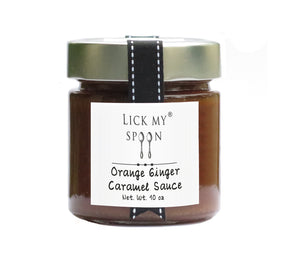 Orange Ginger Caramel Sauce - Lick My Spoon