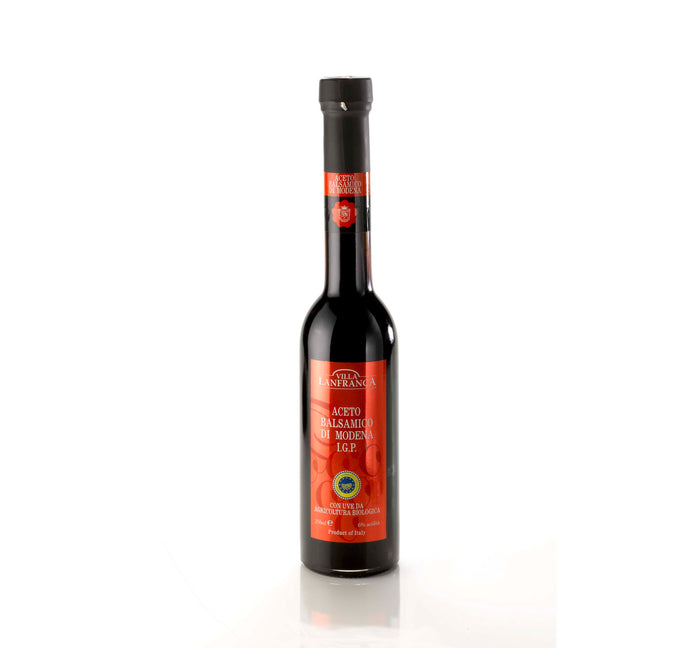 Balsamic Vinegar of Modena - EU Organic  -  Aged in Oak Barrels - 250 ml